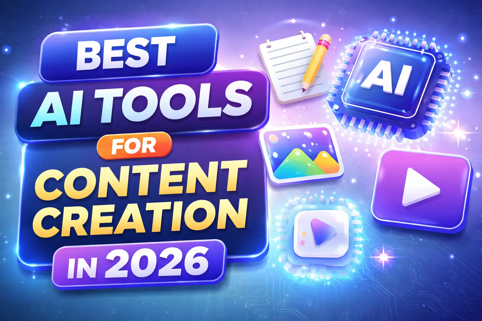 Best AI Tools for Content Creation in 2026