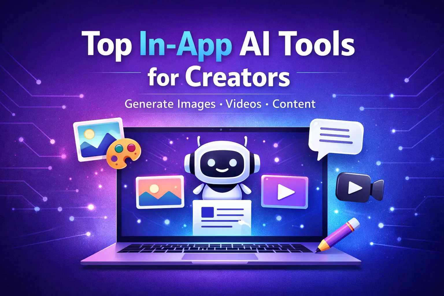 Best In-App Generative AI Tools for Digital Media Creators