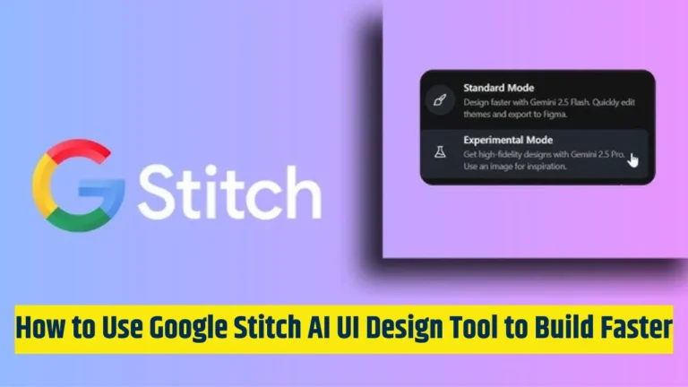 How to Use Google Stitch AI UI Design Tool
