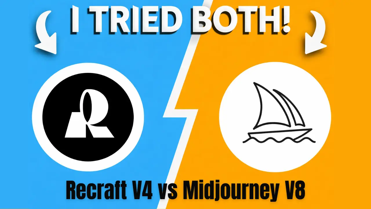 Recraft V4 vs Midjourney V8